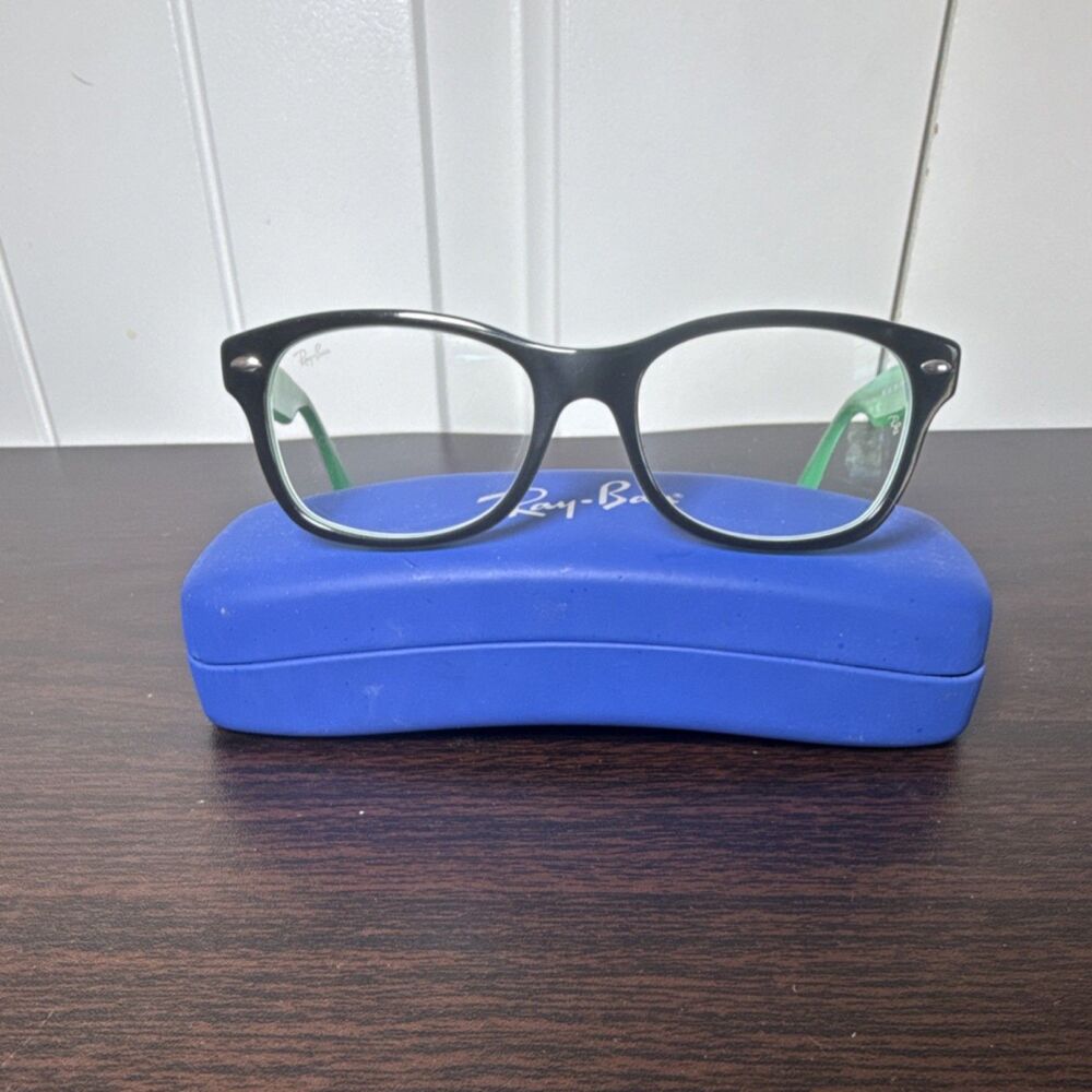 Ray Ban Eyeglasses Blue Green trendy Eyewear